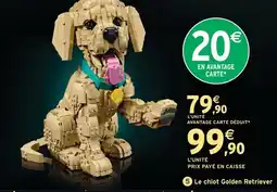 Intermarché Hyper Lego icons le chiot golden retriever offre