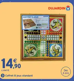 Intermarché Hyper Dujardin coffret 8 jeux standard offre