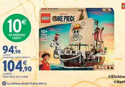Intermarché Hyper Lego le bateau pirate going merry offre