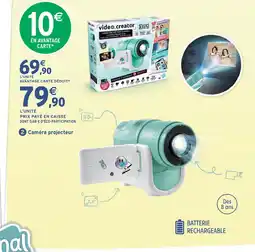 Intermarché Hyper Canal toys caméra projecteur offre