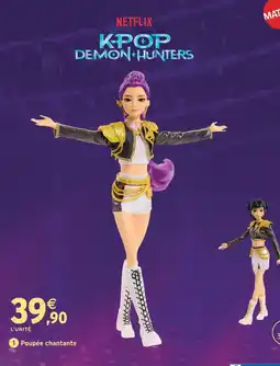 Intermarché Hyper K-pop demon poupée chantante offre
