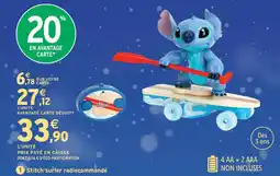 Intermarché Hyper Disney stitch surfer radiocommandé offre