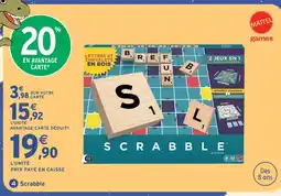 Intermarché Hyper Mattel games scrabble offre