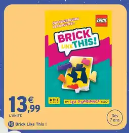 Intermarché Hyper Lego brick like this ! offre