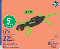 Intermarché Hyper Hex bots gecko radiocommandé offre