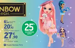 Intermarché Hyper Rainbow high poupée rainbow paris offre