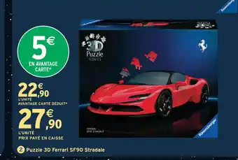 Ravensburger puzzle 3d ferrari sf90 stradale
