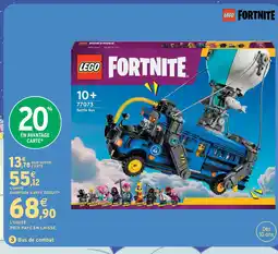 Intermarché Hyper Lego fortnite bus de combat offre