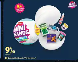 Intermarché Hyper Zuru capsule mini brands fill the fridge offre