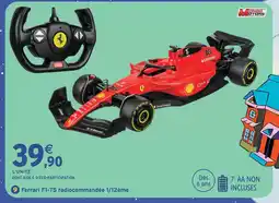 Intermarché Hyper Mondo motors ferrari f1-75 radiocommandée 1/12ème offre