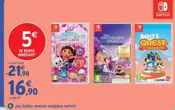 Intermarché Hyper Jeu gabby maison magique switch u&i offre