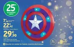 Intermarché Hyper Avengers bouclier de combat de captain america électronique offre