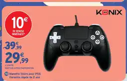 Intermarché Hyper Konix manette filaire pour ps5 offre