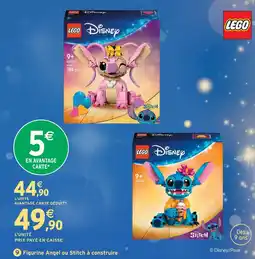 Intermarché Hyper Lego figurine angel à construire offre
