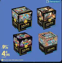 Intermarché Hyper Clementoni 1 puzzle cube 500 pièces anime offre