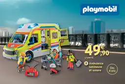 Intermarché Hyper Playmobil ambulance lumineuse et sonore offre