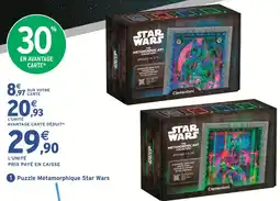 Intermarché Hyper Clementoni puzzle métamorphique star wars offre