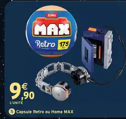 Intermarché Hyper Zuru capsule retro ou home max offre