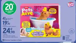 Intermarché Hyper Zuru mommy capybara & baby pets alive offre