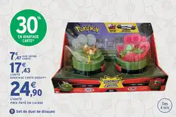 Intermarché Hyper Pokémon set de duel de disques offre