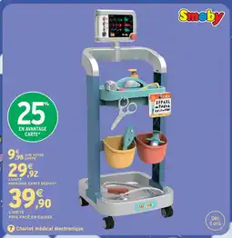 Intermarché Hyper Smoby chariot médical électronique offre