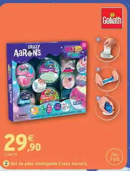 Intermarché Hyper Goliath set de pâte intelligente crazy aaron's offre