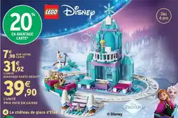 Intermarché Hyper Lego le château de glace d'elsa offre