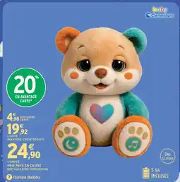 Intermarché Hyper Clementoni ourson bailou offre