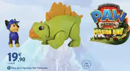Intermarché Hyper Spin master pack de 2 figurines pat' patrouille offre