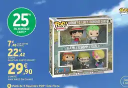 Intermarché Hyper Pack de 5 figurines pop! one piece offre