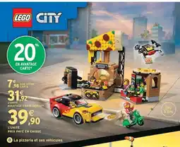 Intermarché Hyper Lego city la pizzeria et ses véhicules offre