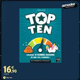 Intermarché Hyper Asmodee top ten offre
