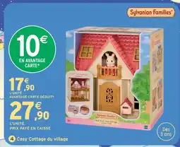 Intermarché Hyper Sylvanian families cosy cottage du village offre