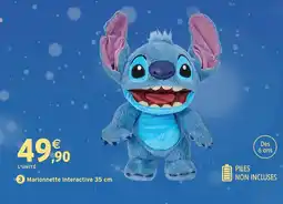 Intermarché Hyper Stitch marionnette interactive 35 cm offre