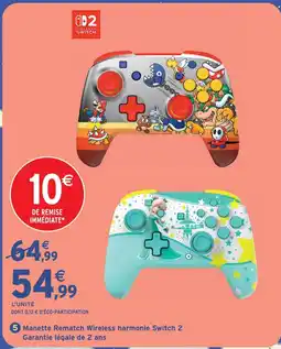 Intermarché Hyper Turtle beach manette rematch wireless harmonie switch 2 offre
