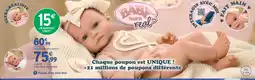 Intermarché Hyper Baby born poupon real offre