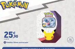 Intermarché Hyper Pokémon 5 pokébox 30ème anniversaire offre