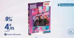 Intermarché Hyper Clementoni puzzle 300 pièces k-pop demon hunters offre