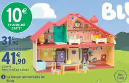 Intermarché Hyper Moose toys la maison anniversaire de bluey offre