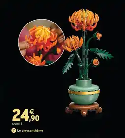 Intermarché Hyper Lego botanicals le chrysanthème offre