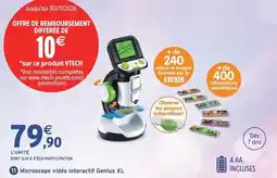 Intermarché Hyper Vtech microscope vidéo interactif genius xl offre