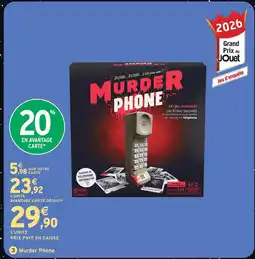 Intermarché Hyper Spin master murder phone offre