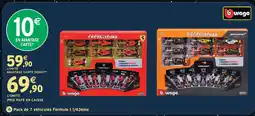 Intermarché Hyper Bburago pack de 7 véhicules formule 1 1/43ème offre