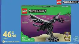Intermarché Hyper Lego le dragon de l'ender minecraft offre