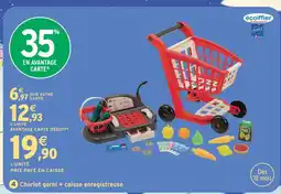 Intermarché Hyper Écoiffier chariot garni + caisse enregistreuse offre