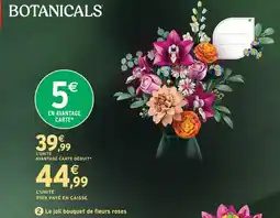 Intermarché Hyper Lego botanicals le joli bouquet de fleurs roses offre