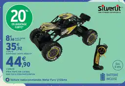Intermarché Hyper Silverlit voiture radiocommandée metal fury 1/12ème offre