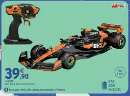 Intermarché Hyper Mondo motors mclaren mcl38 radiocommandée 1/14ème offre