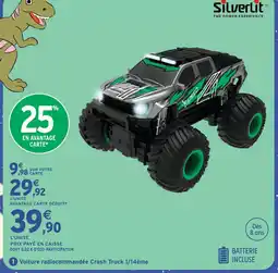 Intermarché Hyper Silverlit voiture radiocommandée crash truck 1/14ème offre
