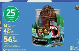 Intermarché Hyper Primal hatch mégalodon éclosion secrète offre